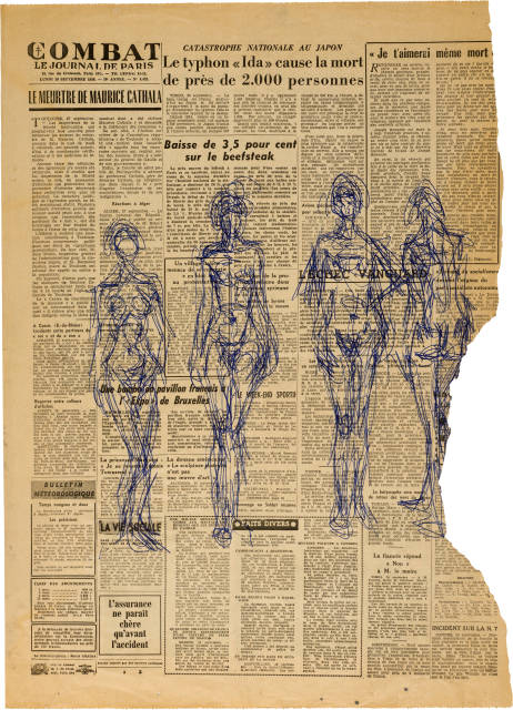 Alberto Giacometti : Quatre femmes nues debout, 1958