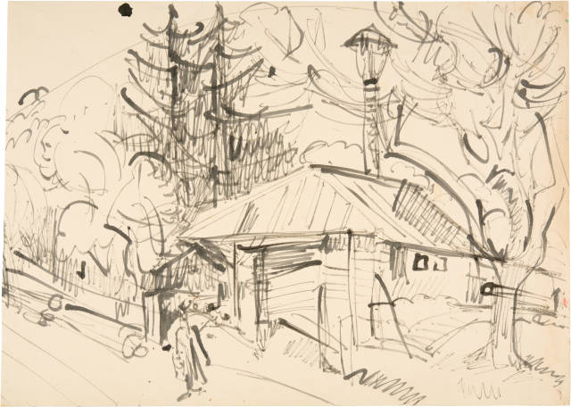 Ernst Ludwig Kirchner : Sägemühle im Taunus, 1916