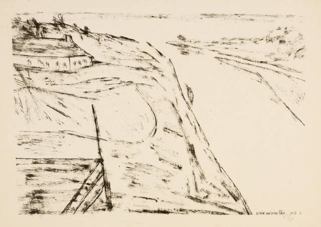 Paul Klee : Blick auf einen Fluss, 1912. Work number 1912.2