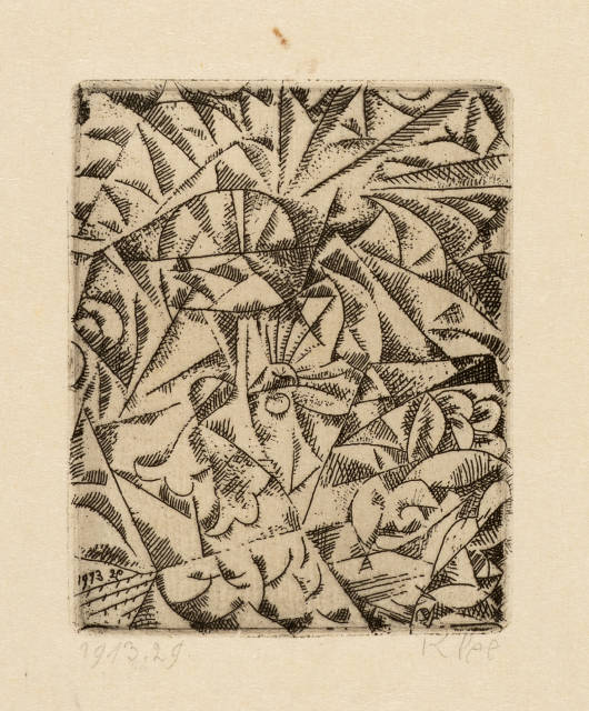 Paul Klee : Pracht im Kleinen, 1913. Work number 1913.29