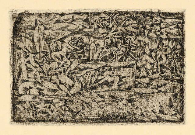Paul Klee : Garten der Leidenschaft, 1913. Work number 1913.155