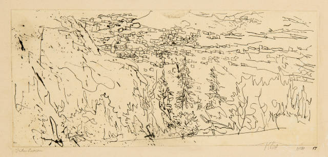 Paul Klee : Interlaken, 1910. Work number 1910.11