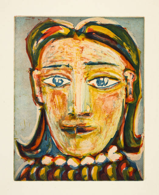 Pablo Picasso : Tête de femme n° 1. Portrait de Dora Maar, Paris, January to June 1939