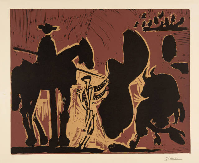 Pablo Picasso : Avant la pique. II, Cannes or Vauvenargues, 24 August 1959