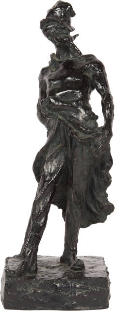 Honoré Daumier : Ratapoil (Le rat à poil - Die nackte Ratte), Design 1851, cast 1957
