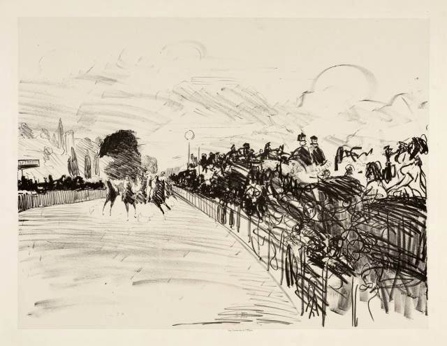 Édouard Manet : Les courses, 1865