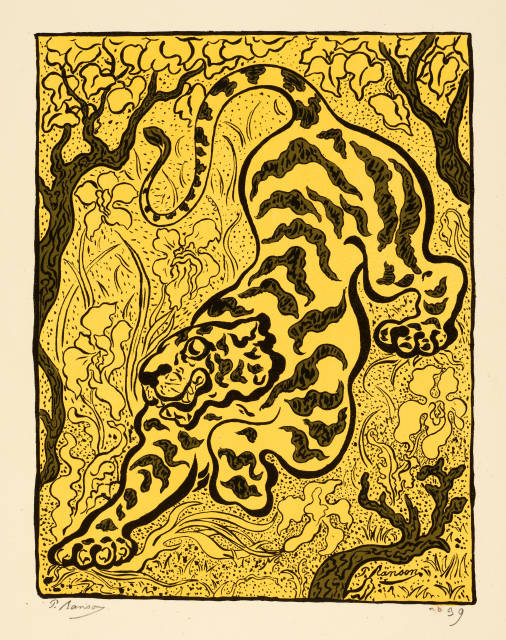 Paul-Élie Ranson : Tigre dans les jungles, 1893