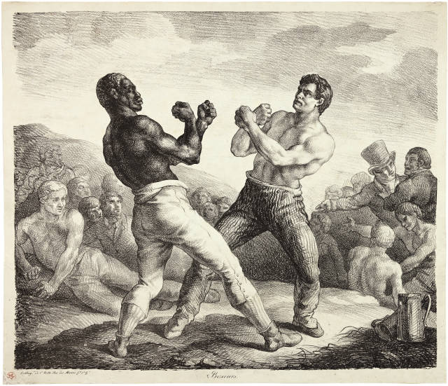 Théodore Géricault : Boxeurs, 1818