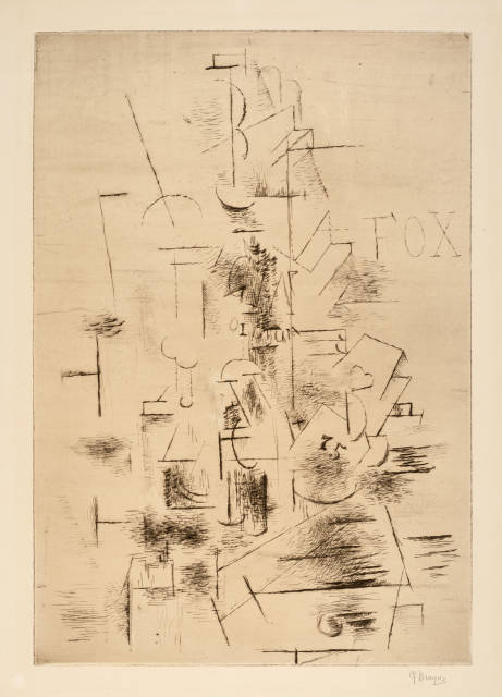Georges Braque : FOX, 1911, Printed 1912