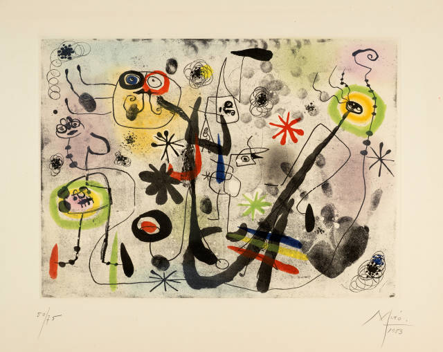 Joan Miró : La main, 1953