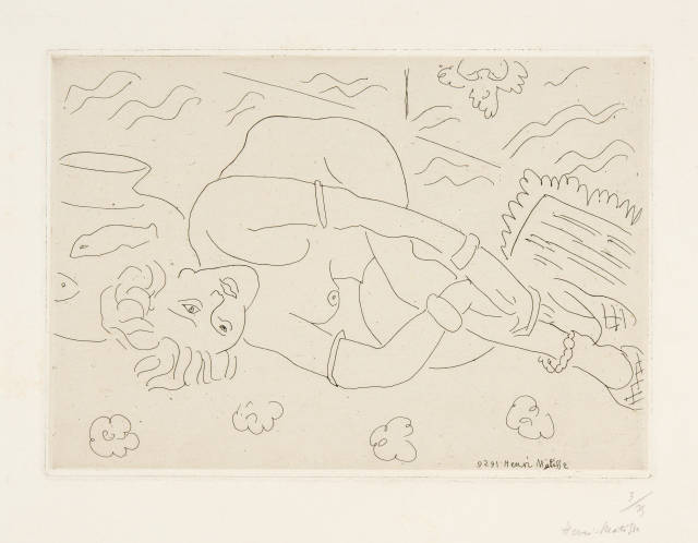 Henri Matisse : Étude de nu renversé, 1929