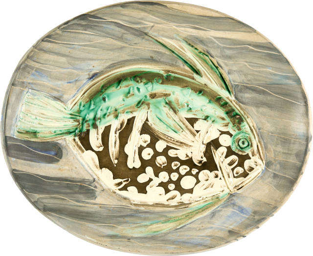 Pablo Picasso : Poisson bleu, 1953