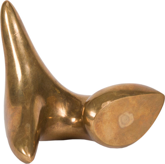 Hans Arp : Mensch von einer Blume betrachtet, 1958