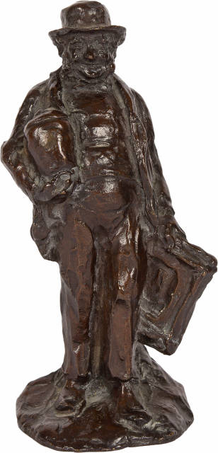 Honoré Daumier : L'Amateur d'art, Design circa 1862, cast 1955
