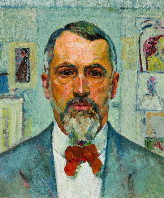 Cuno Amiet  : Selbstbildnis , 1917