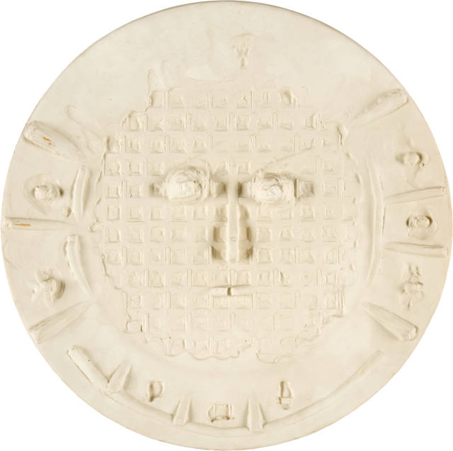 Pablo Picasso : Visage à la grille, 1956