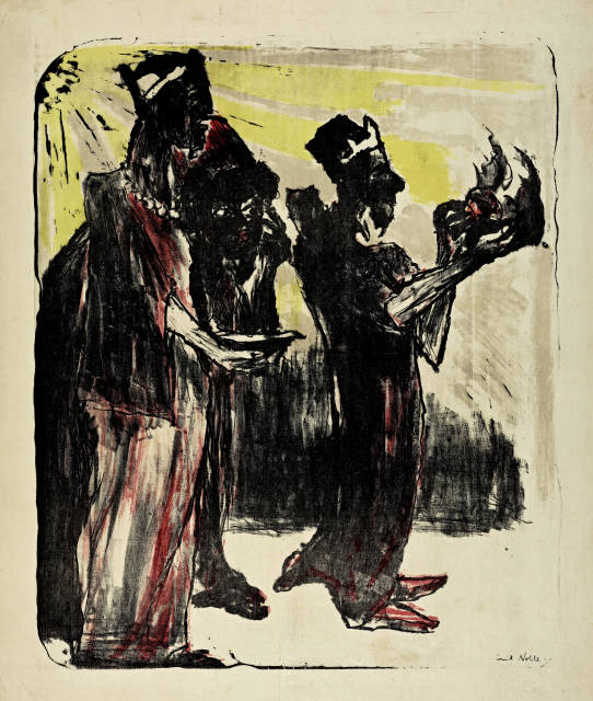Emil Nolde : Die Heiligen Drei Könige, 1913