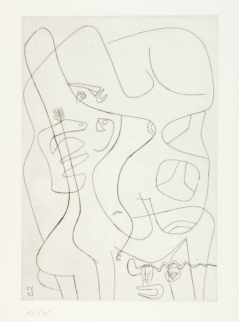 Le Corbusier : Cinq femmes, 1953 