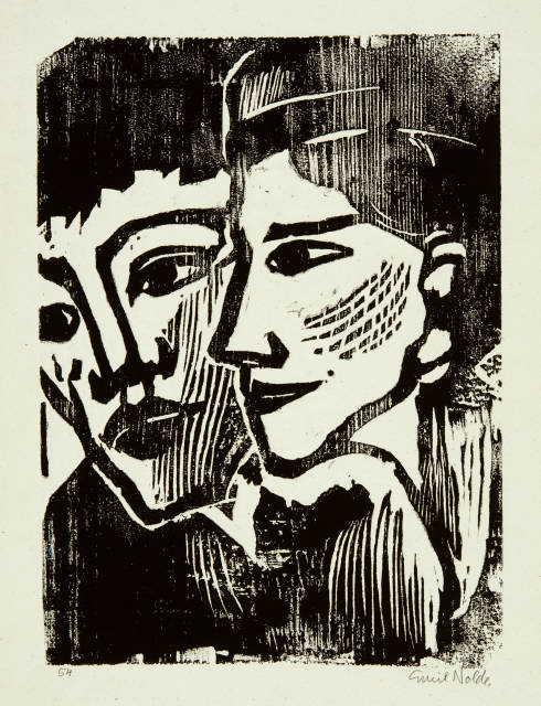 Emil Nolde : Doppelbildnis, 1937