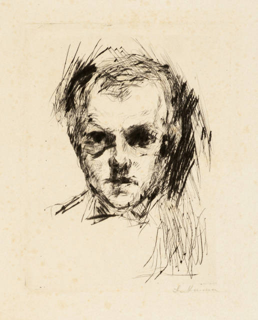 Max Beckmann : Kleines Selbstbildnis, 1913