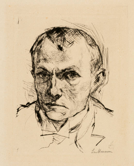 Max Beckmann : Selbstbildnis , 1914