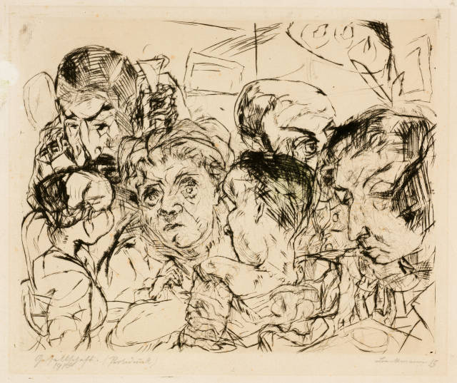 Max Beckmann : Gesellschaft 1915, 1915