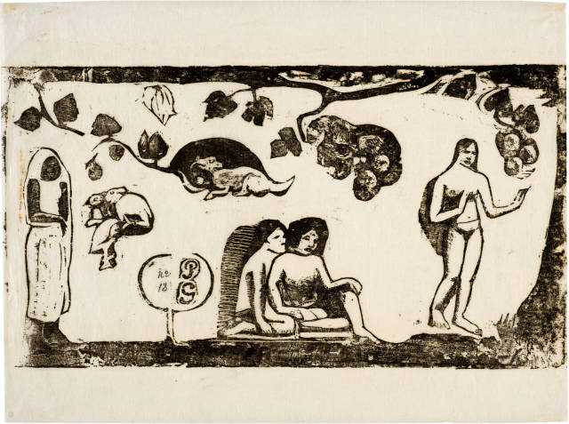 Paul Gauguin : Femmes, animaux et feuillage, Tahiti 1898