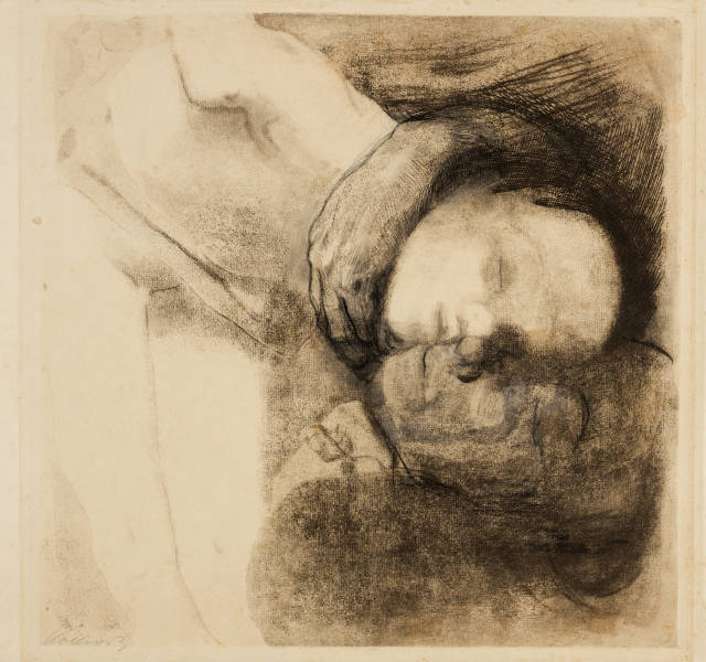 Käthe Kollwitz : Tod, Frau und Kind, 1910