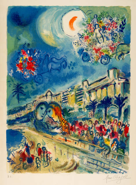 Marc Chagall : Bataille de fleurs, 1967