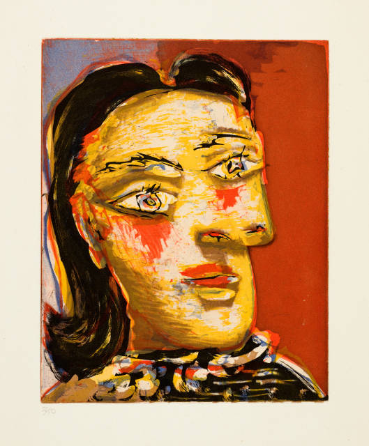 Pablo Picasso : Tête de femme n° 4. Portrait de Dora Maar, 1939