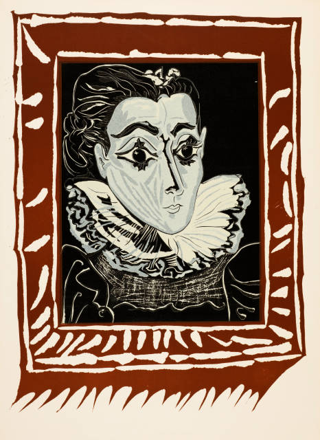 Pablo Picasso : Portrait de Jacqueline à la fraise, 1962