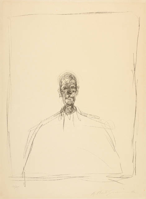 Alberto Giacometti : Buste d'homme I, 1963, Edited 1964