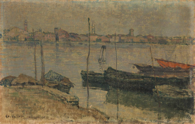 Edouard Vallet : Canal à Chioggia, 1905