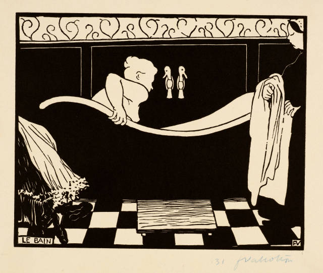 Félix Vallotton : Le bain, 1894