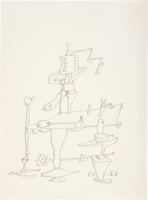 Yves Tanguy : Formes-Sculpture, 1938