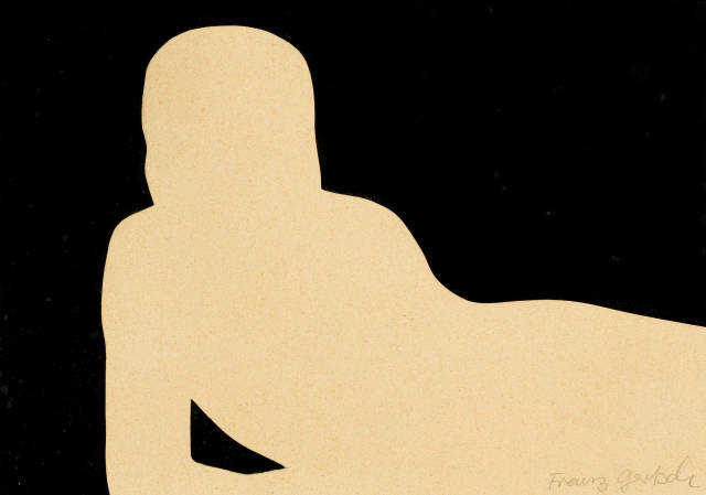 Franz Gertsch : Maria (Liegende), 1968