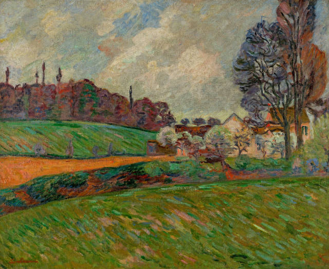 Armand Guillaumin : Paysage de l'Île de France, Circa 1890