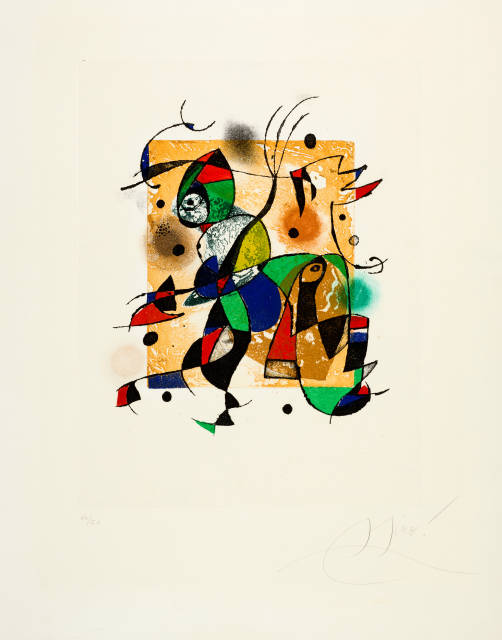 Joan Miró : Gaudí XVI, 1979