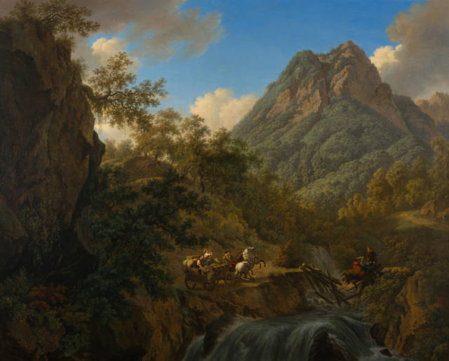 Pierre-Louis De la Rive : Vue du Torrent de Tréloup, près de Saint-..., 1812