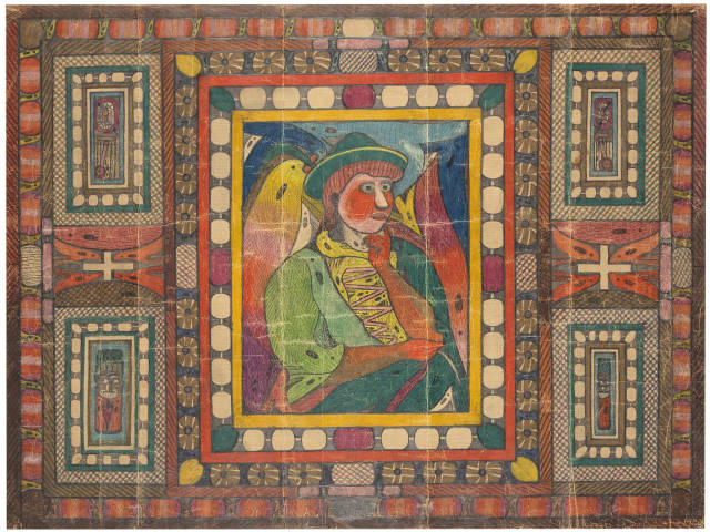 Adolf Wölfli : Skt. Adolfina, vom Skt. Adolf = Throon, Im ..., 1927