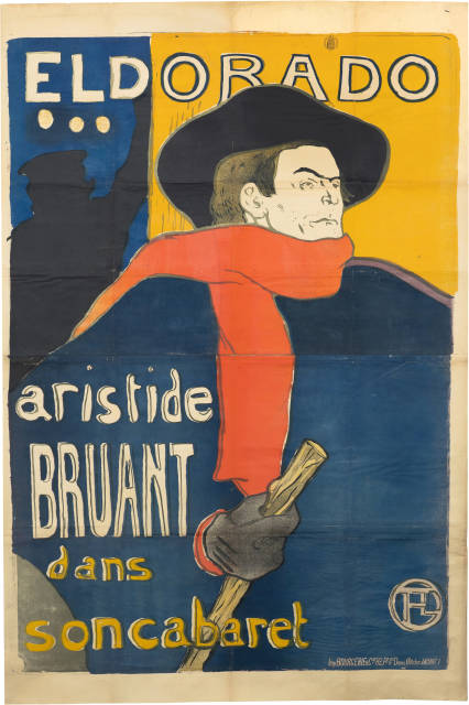 Henri de Toulouse-Lautrec : Eldorado: Aristide Bruant, 1892