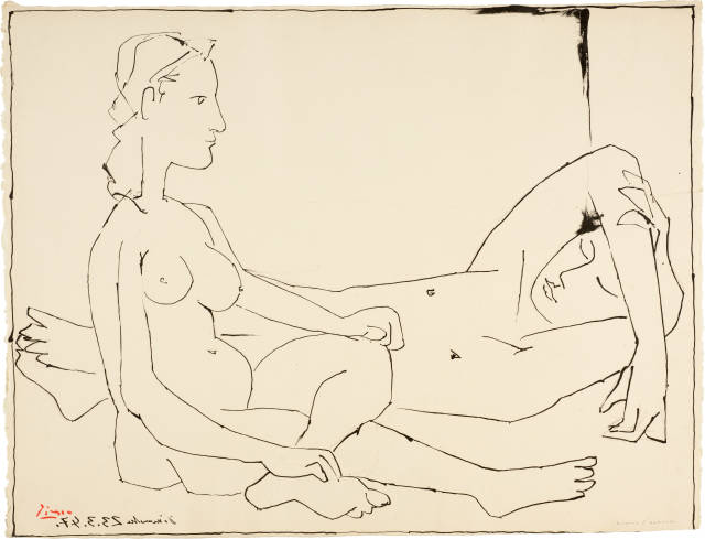Pablo Picasso : Couple, 23 March 1947