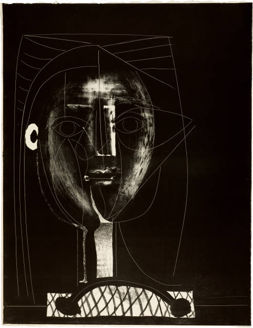 Pablo Picasso : Figure noir, Paris, 21 November 1948