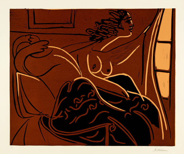 Pablo Picasso : Deux femmes au réveil, Cannes, 8 November 1959