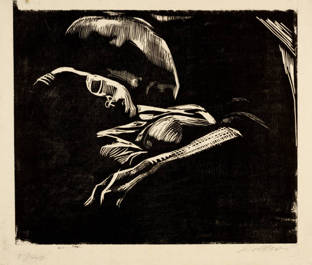 Käthe Kollwitz : Schlafende mit Kind, 1929