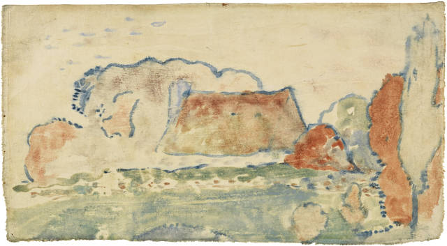 Paul Gauguin : Paysage breton, Circa 1894