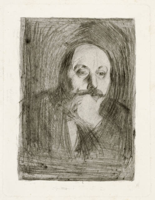 Edvard Munch  : Richard Mengelberg , 1894 