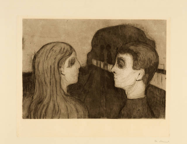 Edvard Munch : Anziehung II - Attraction II, 1895