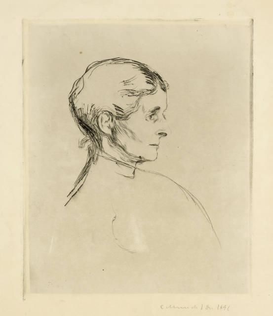 Edvard Munch : Ragnhild Heiberg, 1895-1896