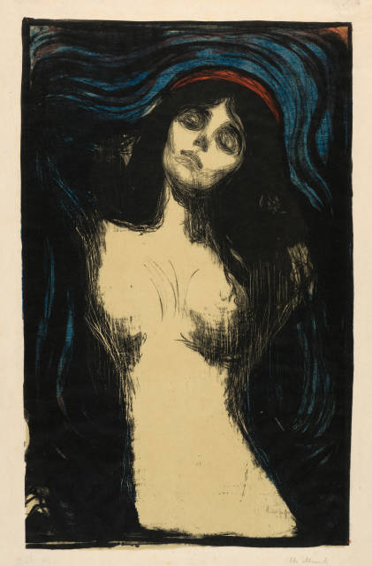 Edvard Munch : Madonna - Woman Making Love, 1895/1902